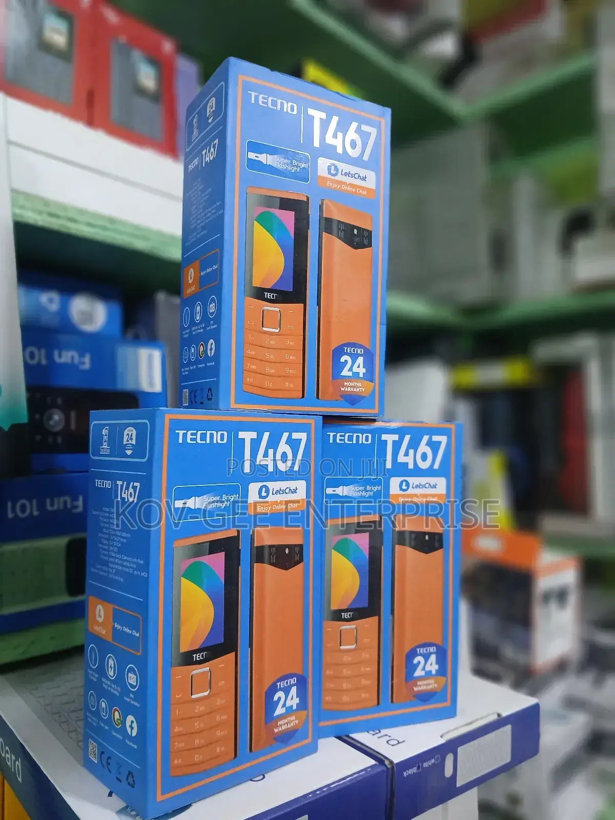 New Tecno T466 Gold