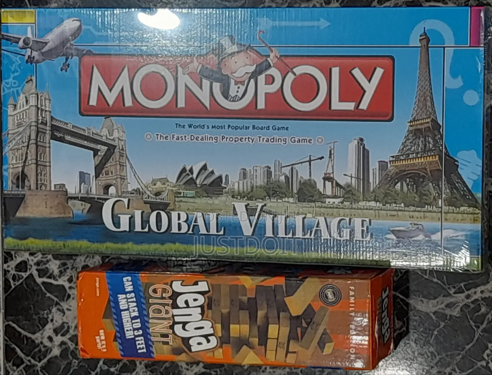 Monopoly + Jenga Game Combo