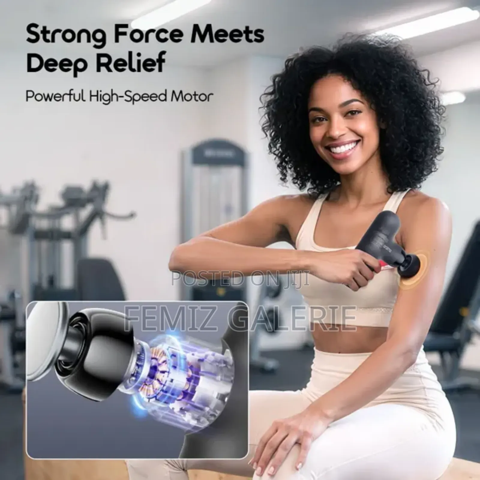 Oraimo Novashot Air Massage Gun Strong Motor