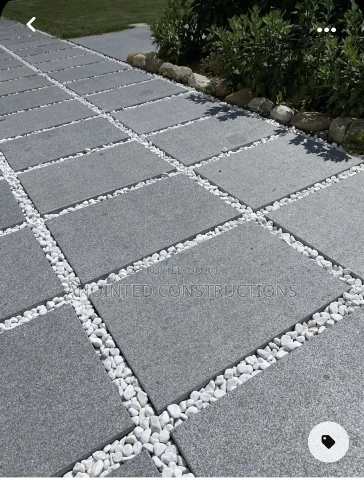 Patio Pavers and Decorative Pebbles