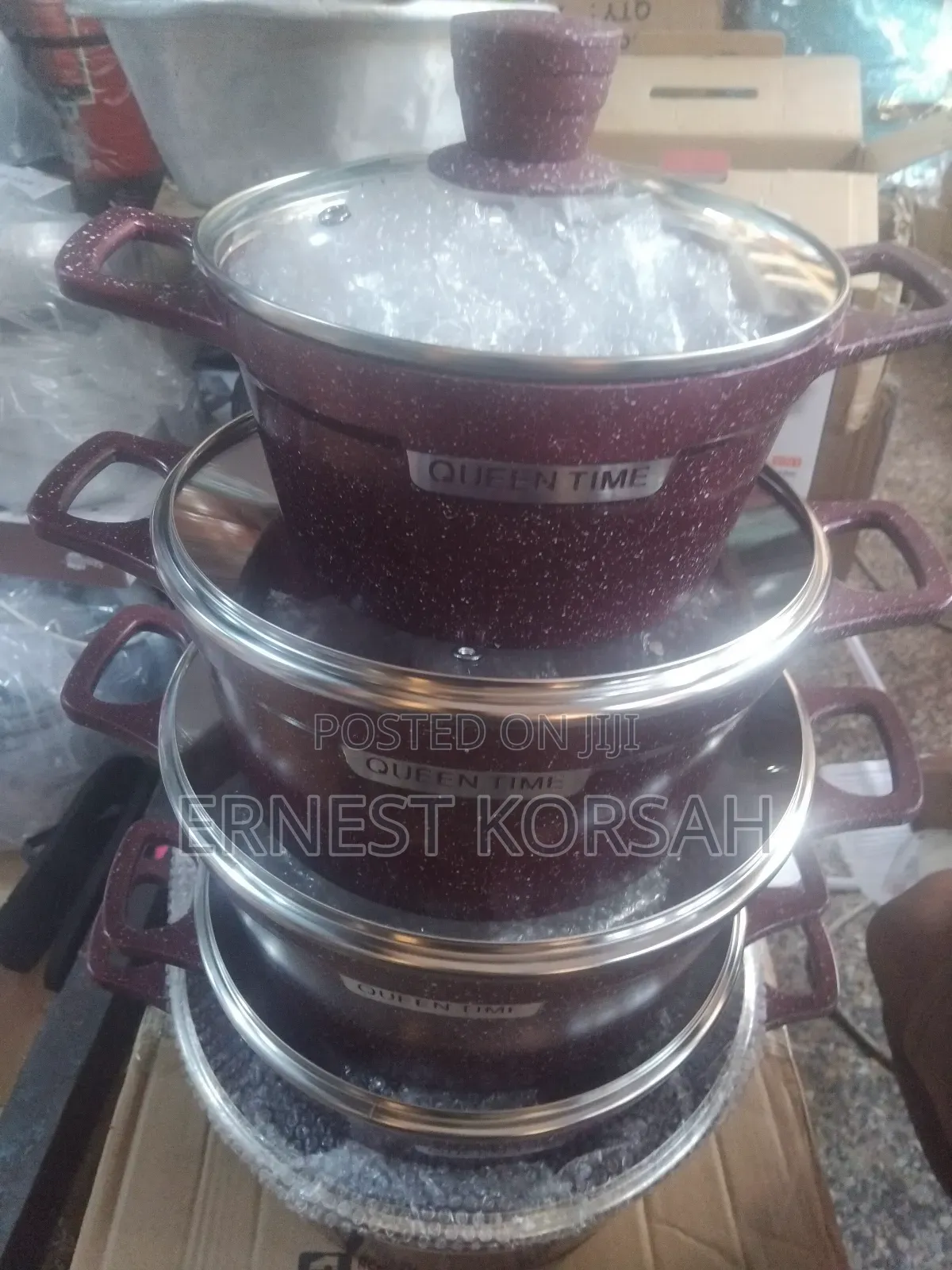 5 Sets Quality Queen Time Nonstick Cookware