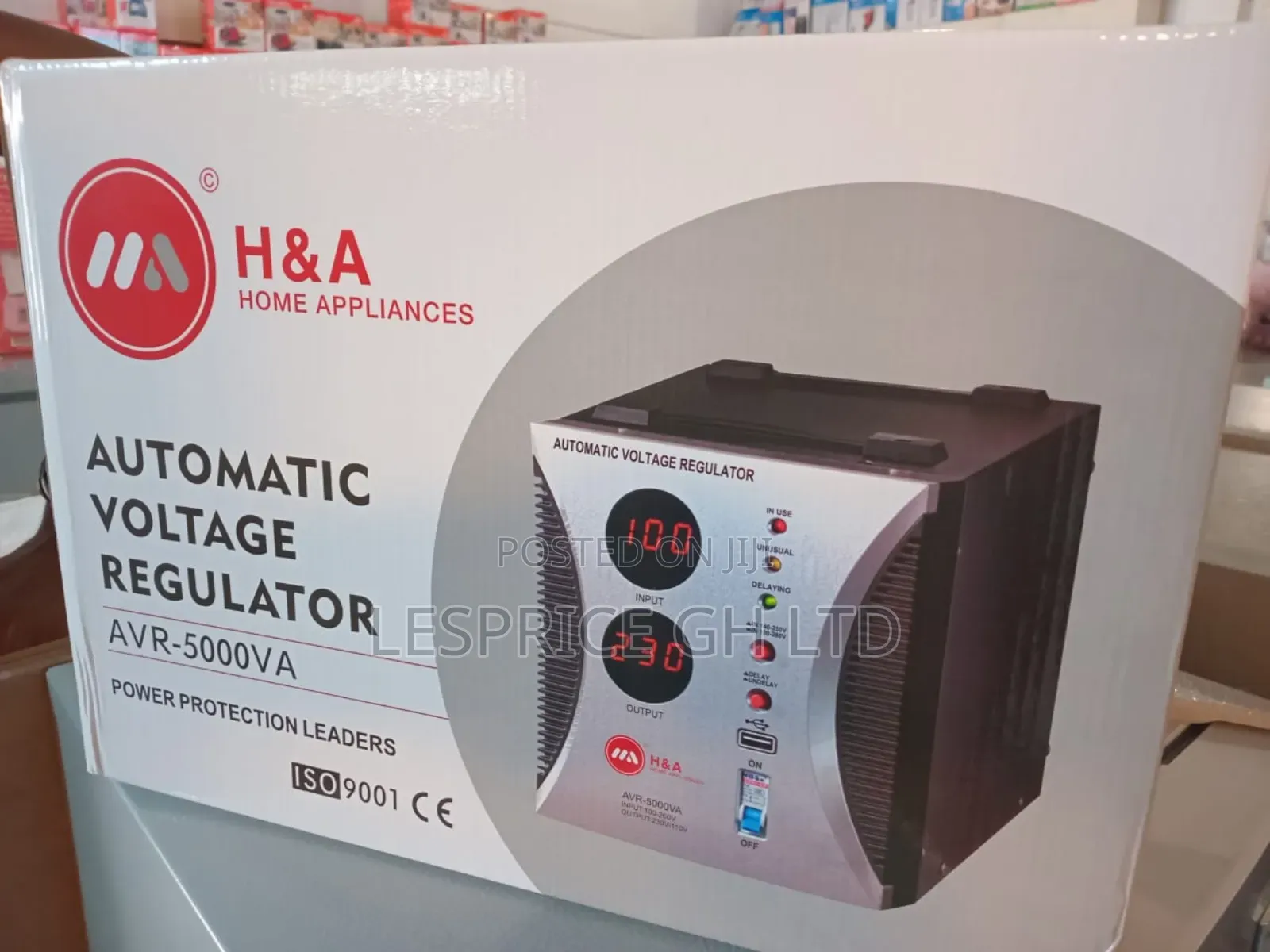 Regulates Your Power Outage ~Stabilizer 5000w