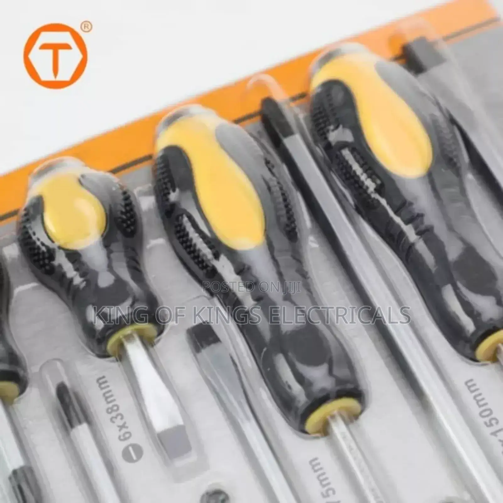 8-Piece Heavy-Duty Screwdriver Set – Magnetized Durable