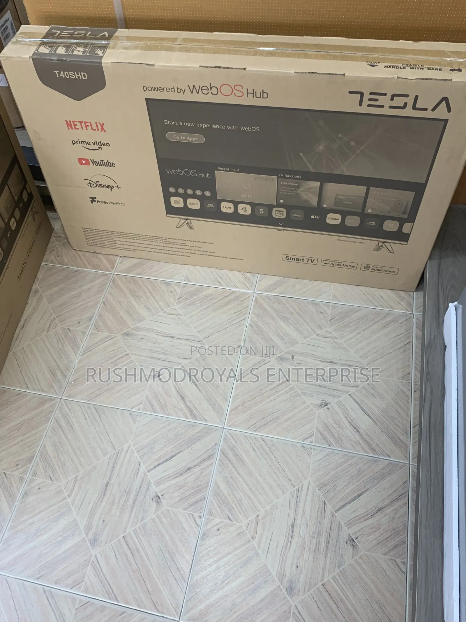 Connect Stream Tesla's 40-Inch Smart Tv With Built-in Chromecast