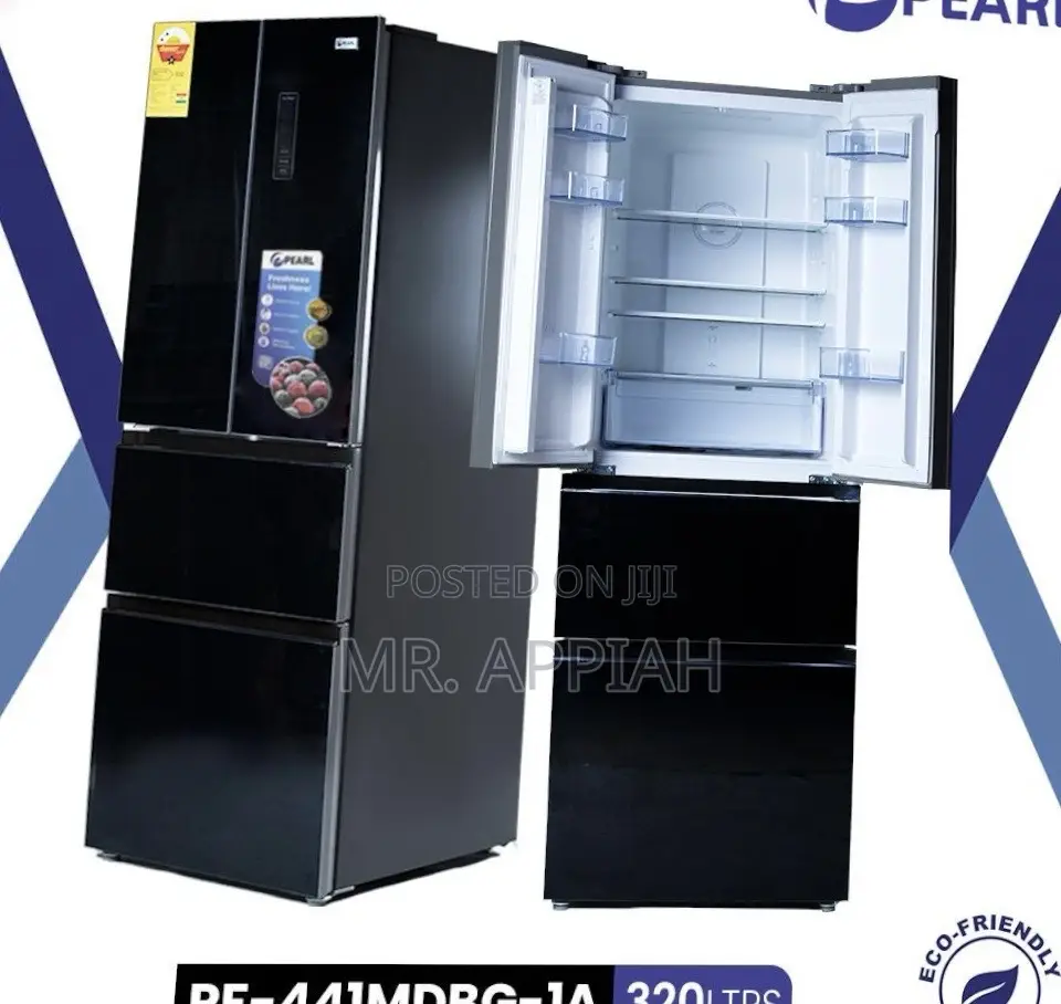 Energy Saving Pearl Pf-44imdbg-1a 320ltrs French Door Electric Fridge.