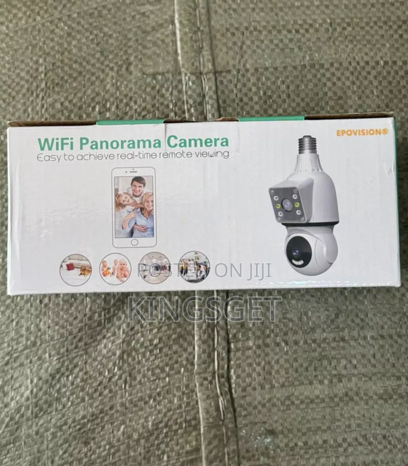 Double Lens Bulb Cctv Surveillance Camera