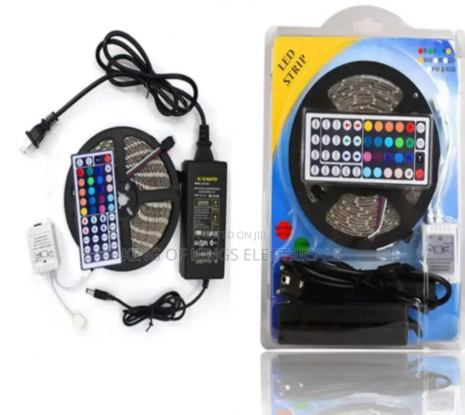 5m RGB Led Strip Light With Remote – Multi-Color Decoration