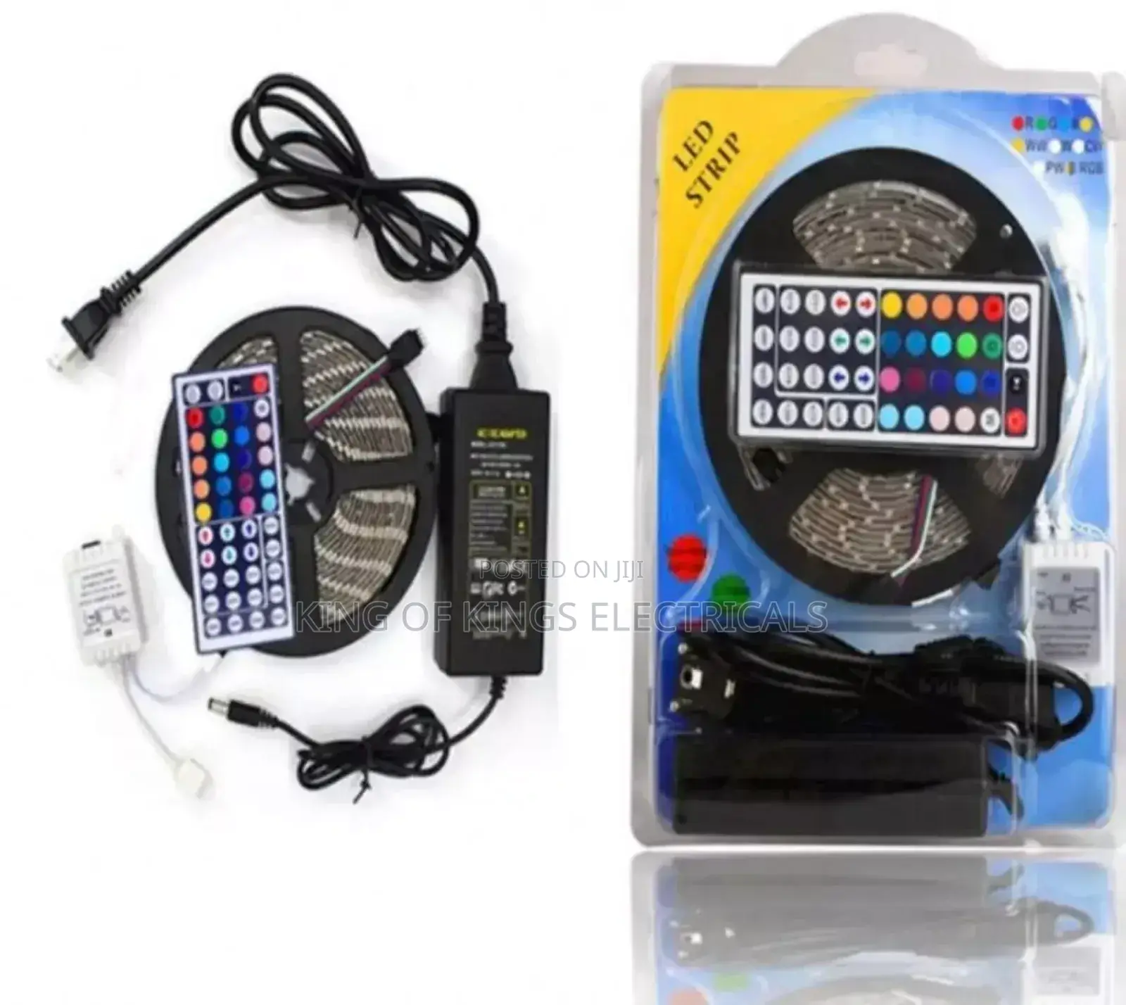 5m RGB Led Strip Light With Remote – Multi-Color Decoration