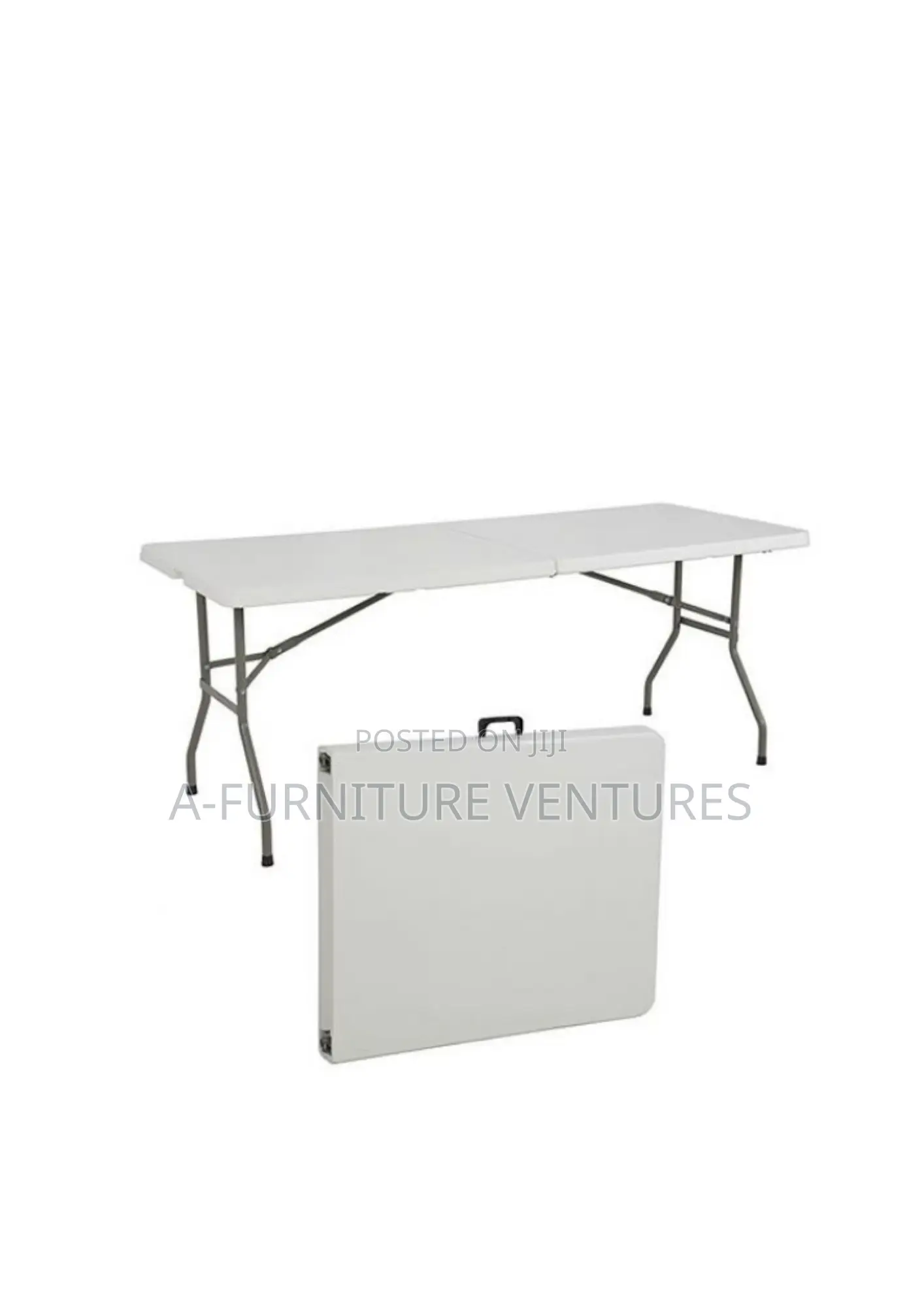 Ten-Seater White Folding Table