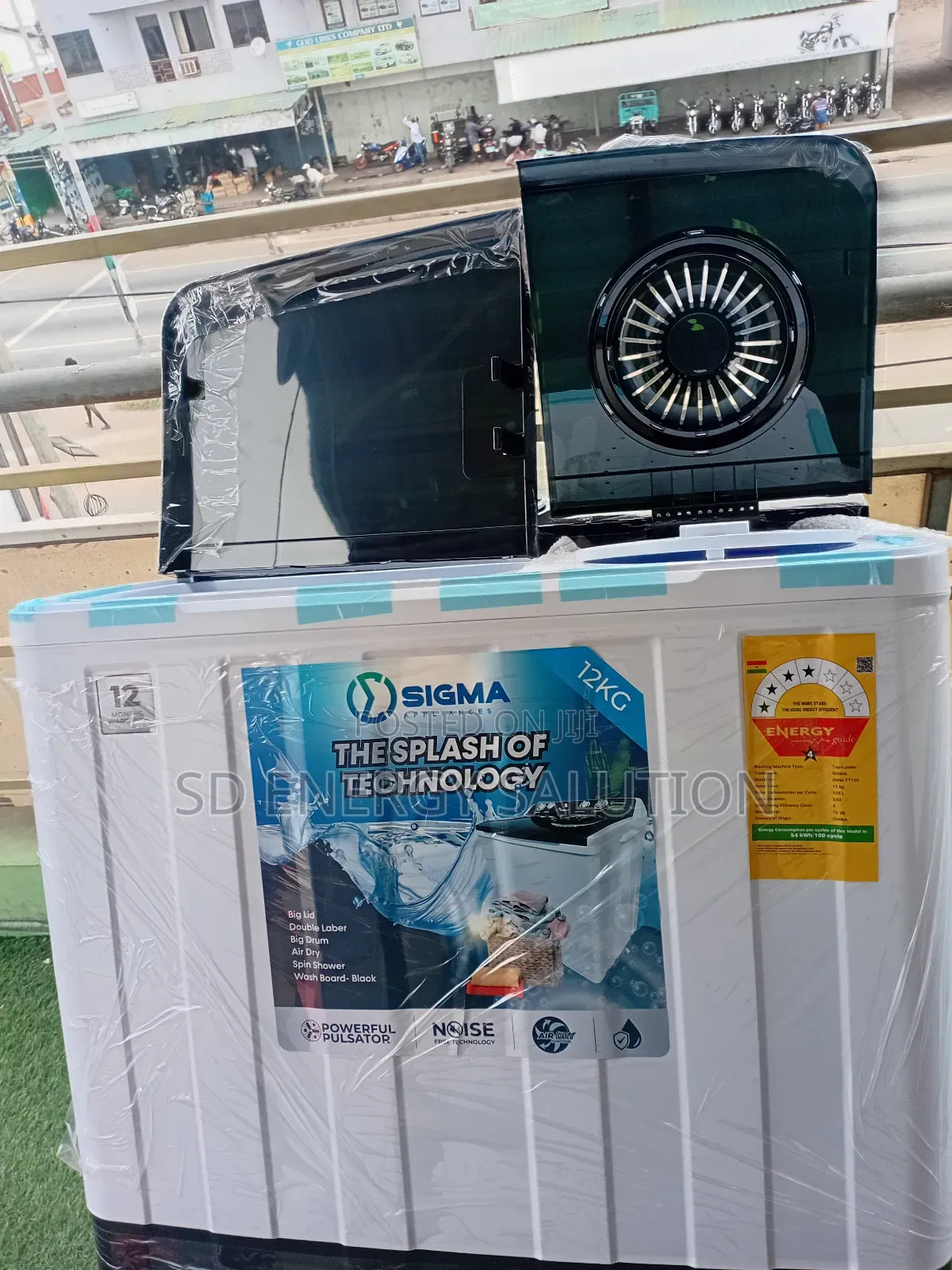 Washing Machine Sigma 12.Kg Powerful