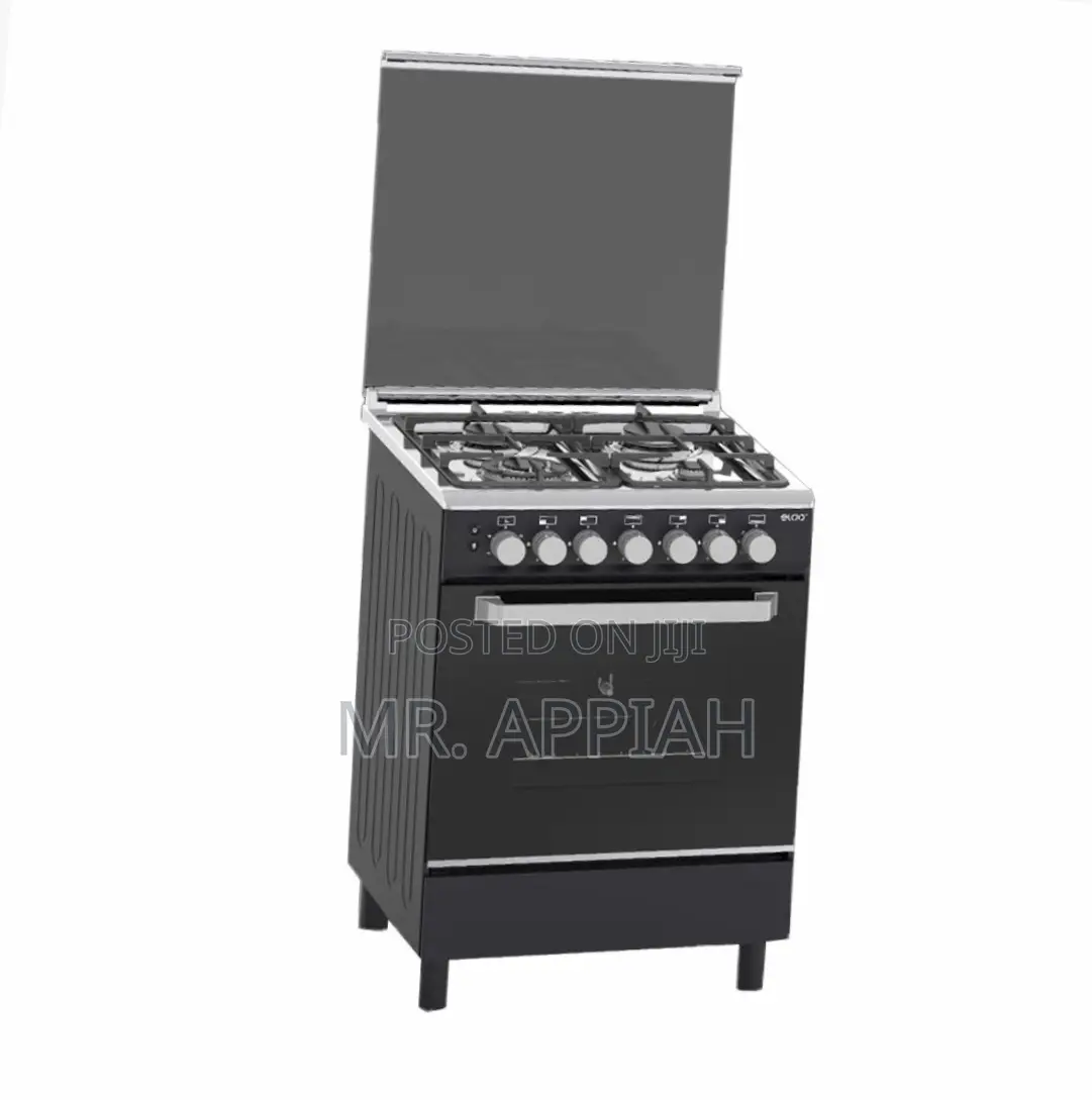 Quality Eldo Gas Cooker 4burner 60x60 Black Grill Rotisserie,Gc6060bfu