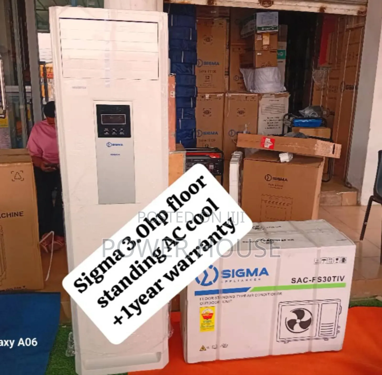 Comfort Chill Sigma 3.0hp Floor Standing Ac Sigma 3.0hp Ac Cool