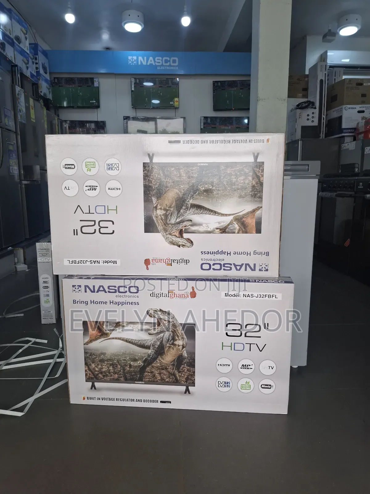 Fframless Nasco 32 Inches Digital Satellite Tv Led Available as Seen