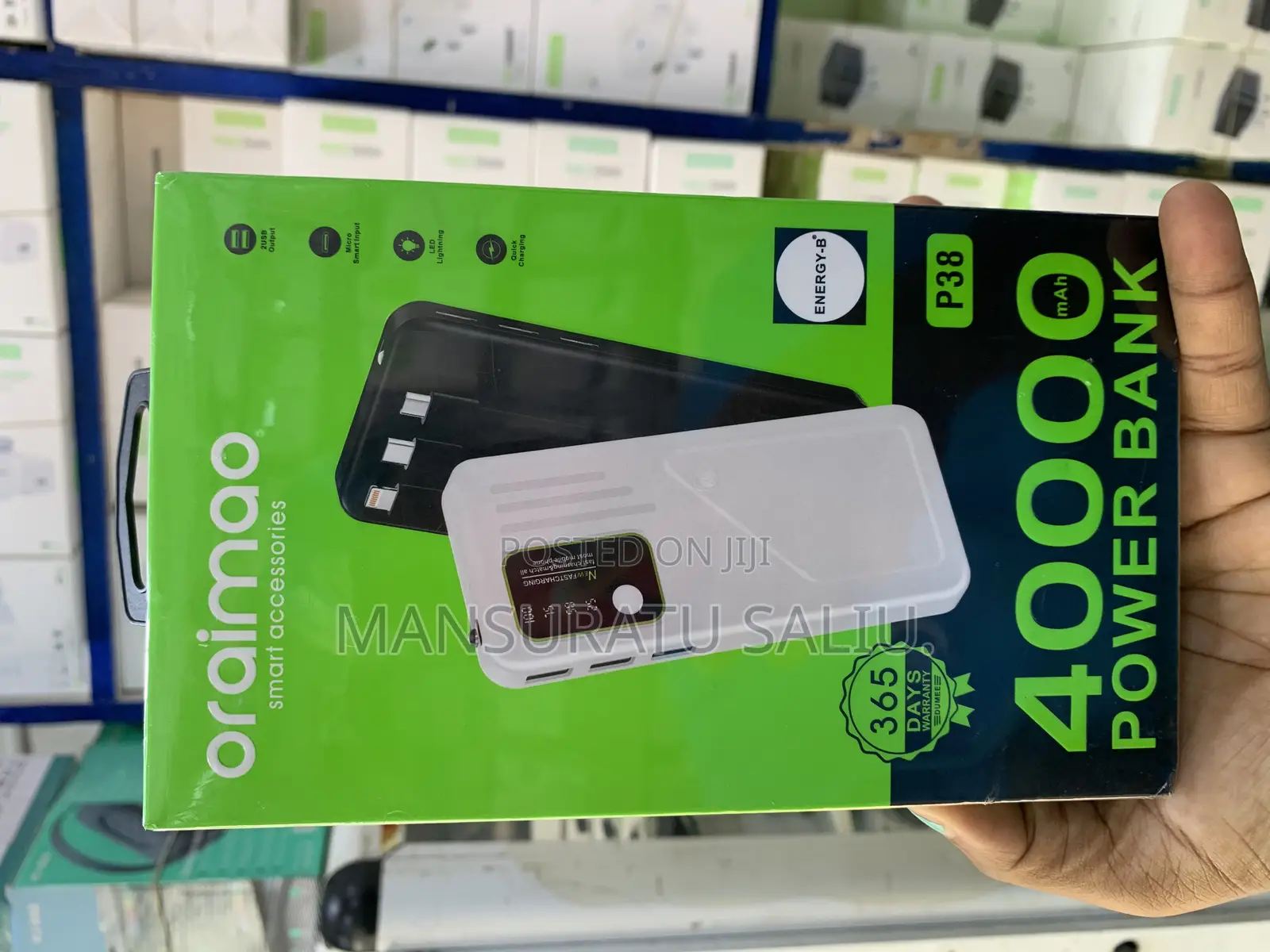 Oriamo Please Note It a Normal Power Bank We Have Original Not This
