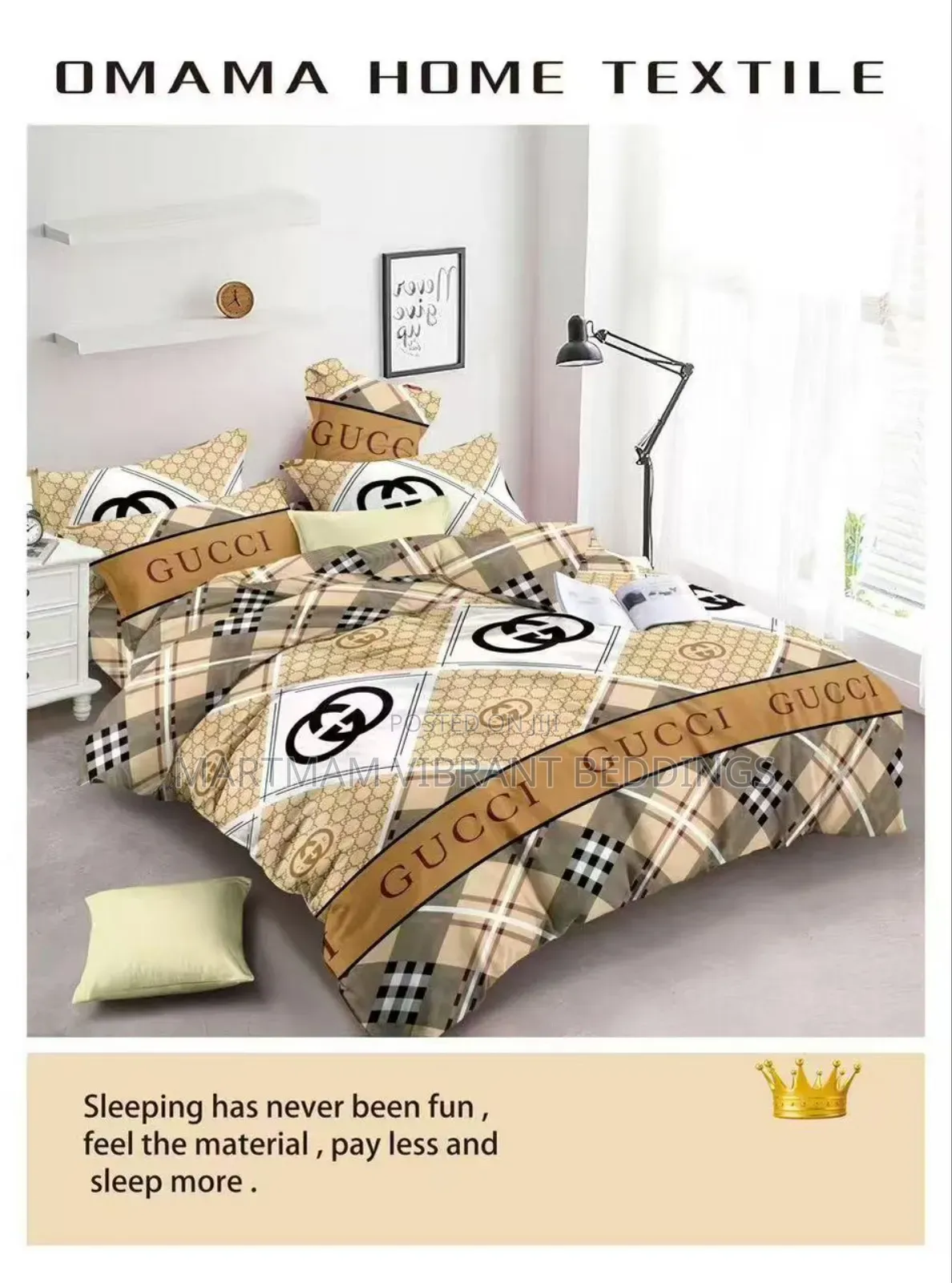 Quality 3 Pieces Queen, King and Double Size Bedsheets