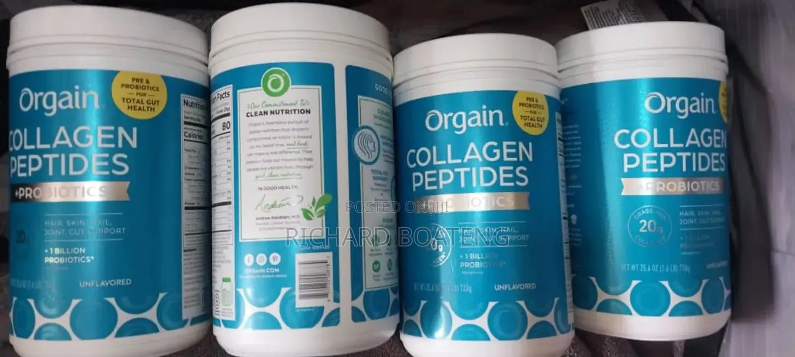 Orgain Collagen Peptides+Probiotics