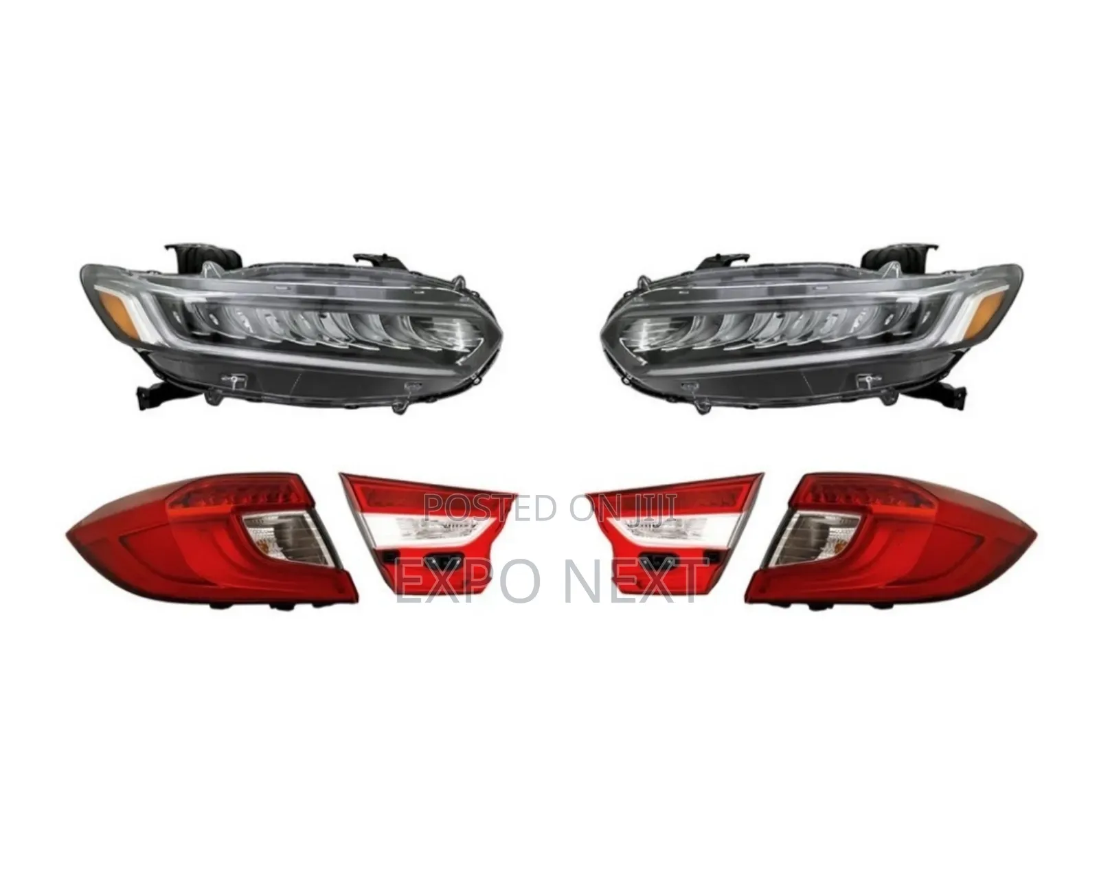 Replacement - 6-piece Kit Pair  Headlights,Pair Tail Lights)