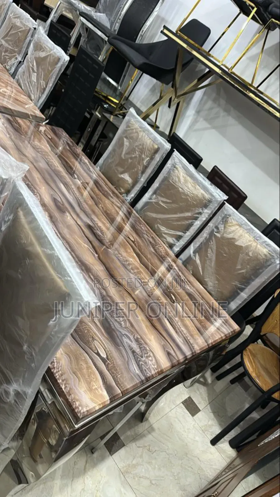 Dining Set 6chairs Marble DDZ