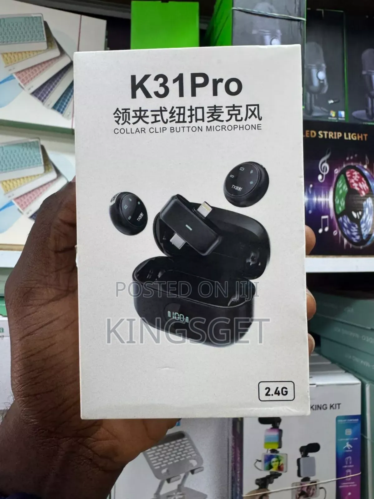 K31 Pro Magnetic Wireless Microphone