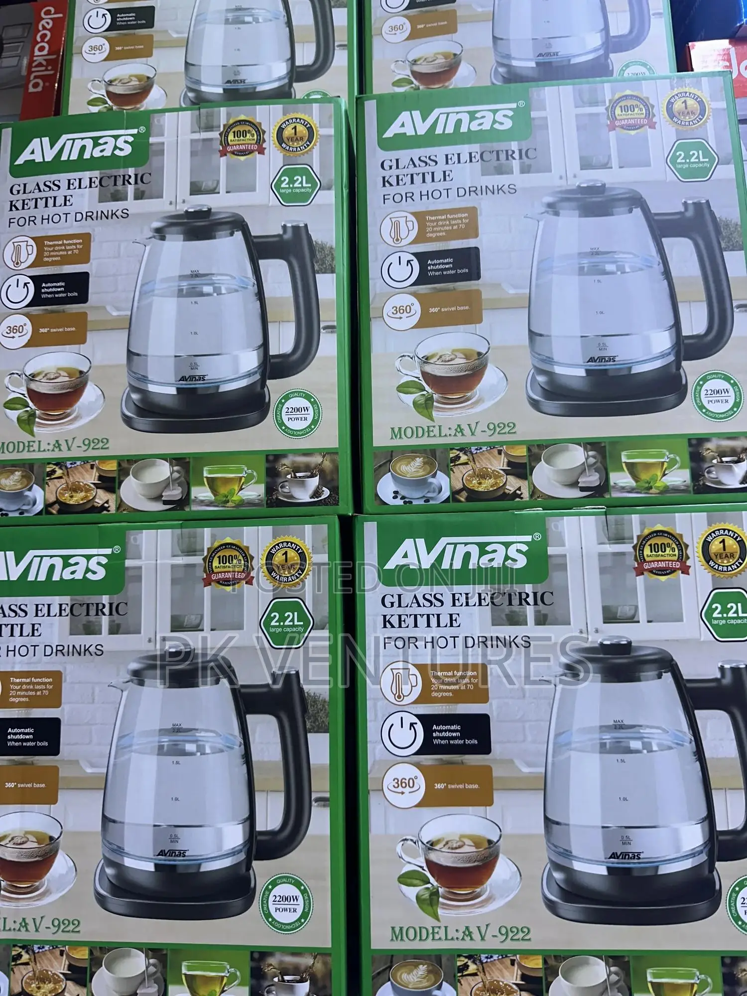 Avinas Glass Electric Kettle