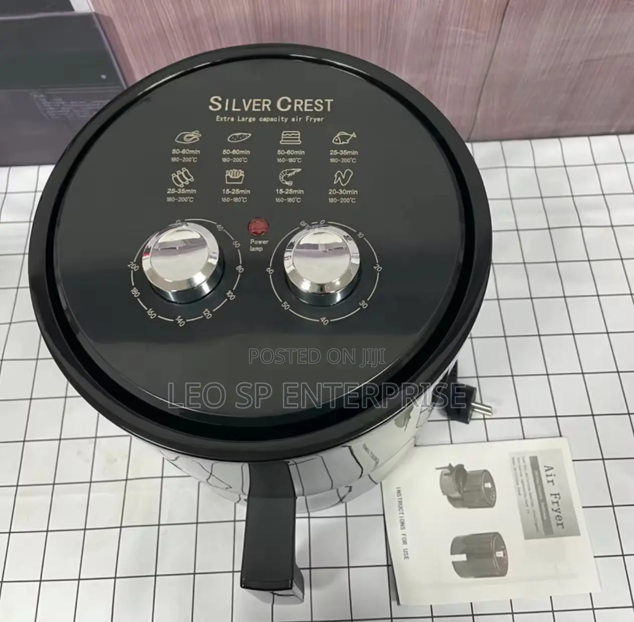 Manual Airfryer Comes With 20 Free Paper Liners
