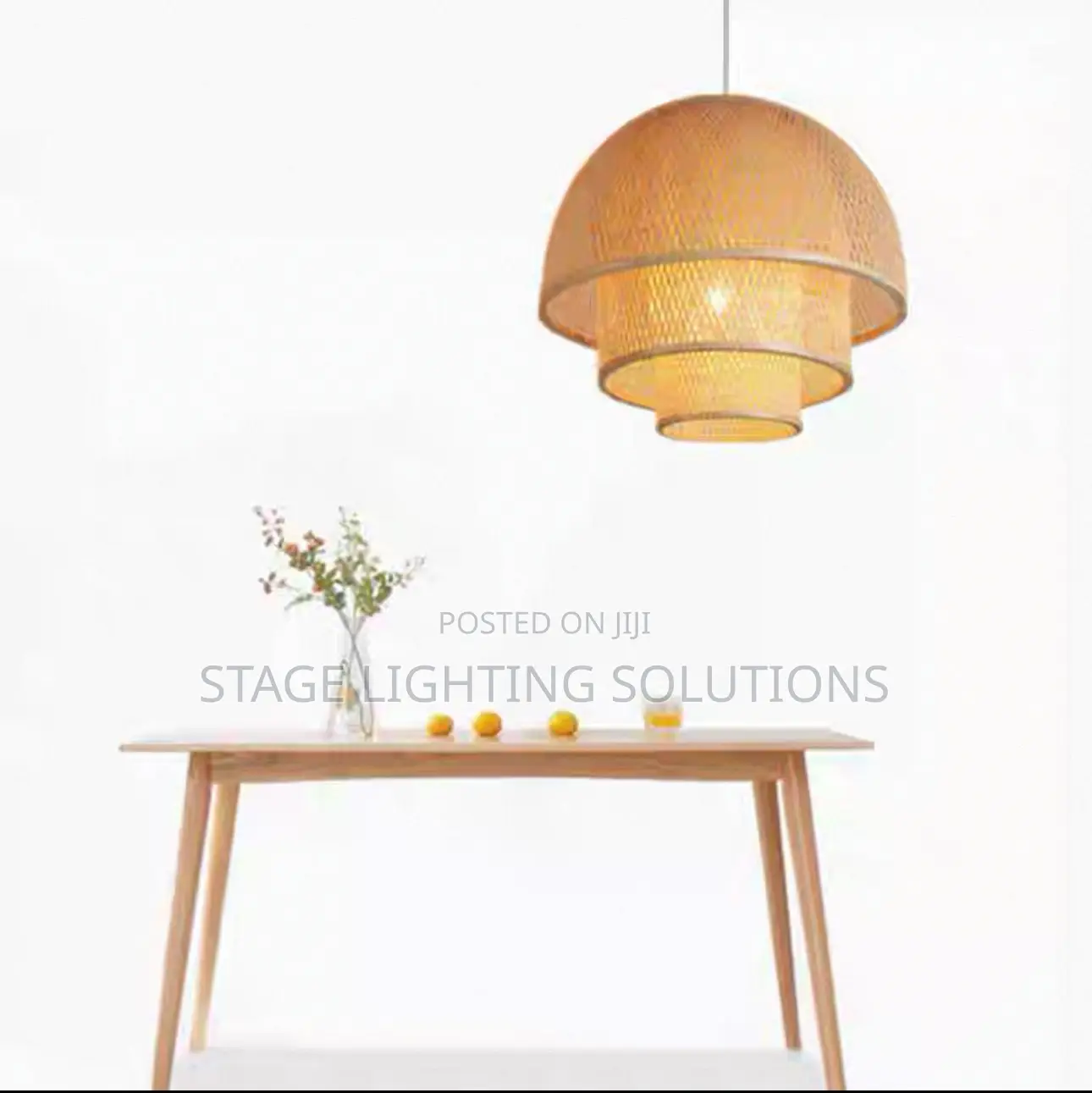 Rustic Rattan Pendant Lights