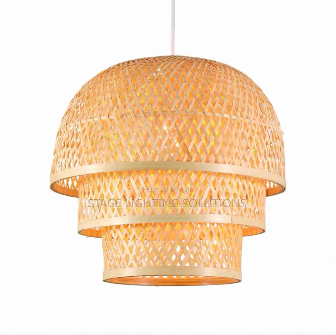 Rustic Rattan Pendant Lights
