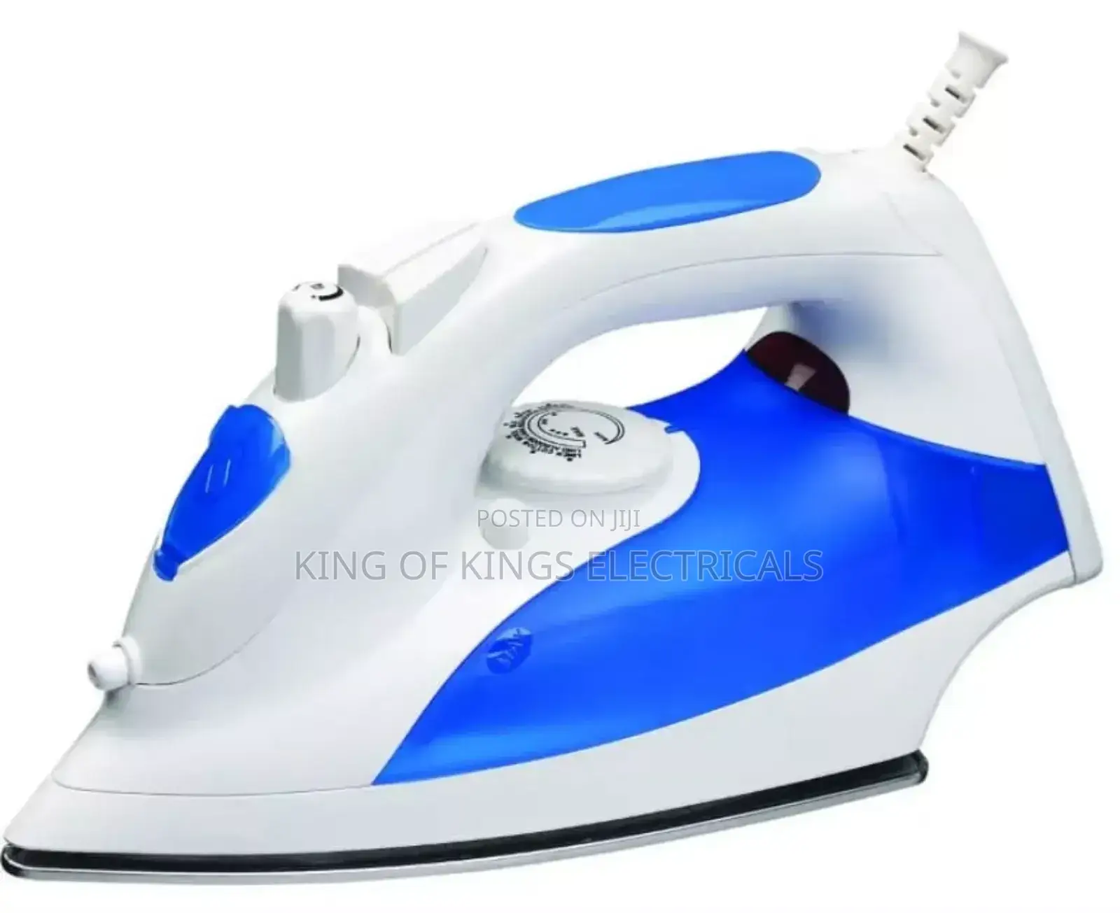 Electric Steam Dry Iron –Non-Stick Soleplate, Adjustable Temperature