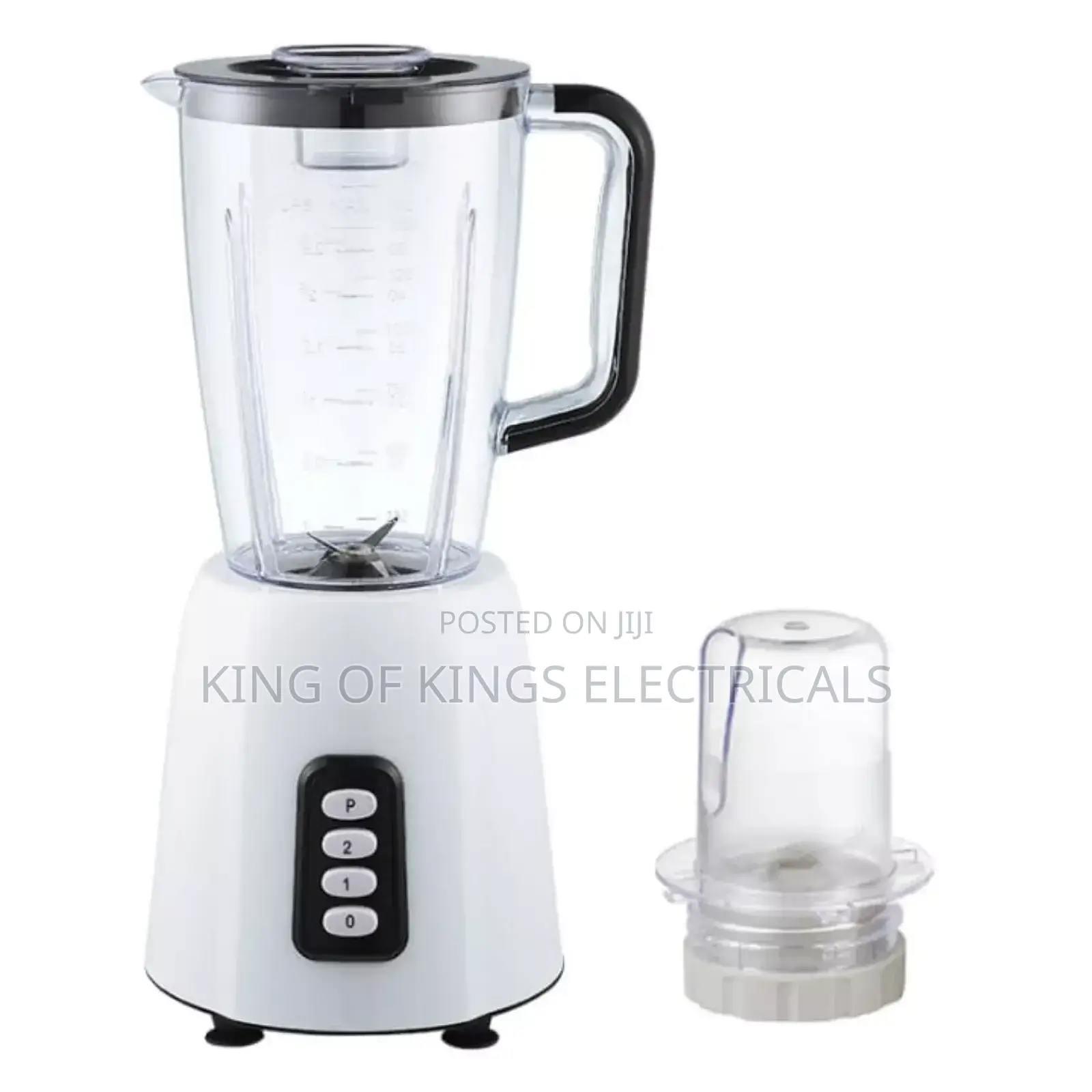 2-in-1 Electric Blender With Grinder – Powerful Stylish (Pink)