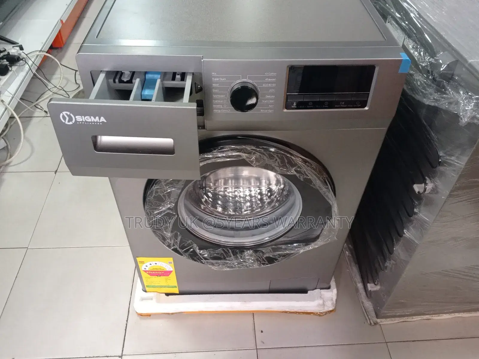 Turbo Clean Front Load Sigma 8kg Automatic Washing Machine