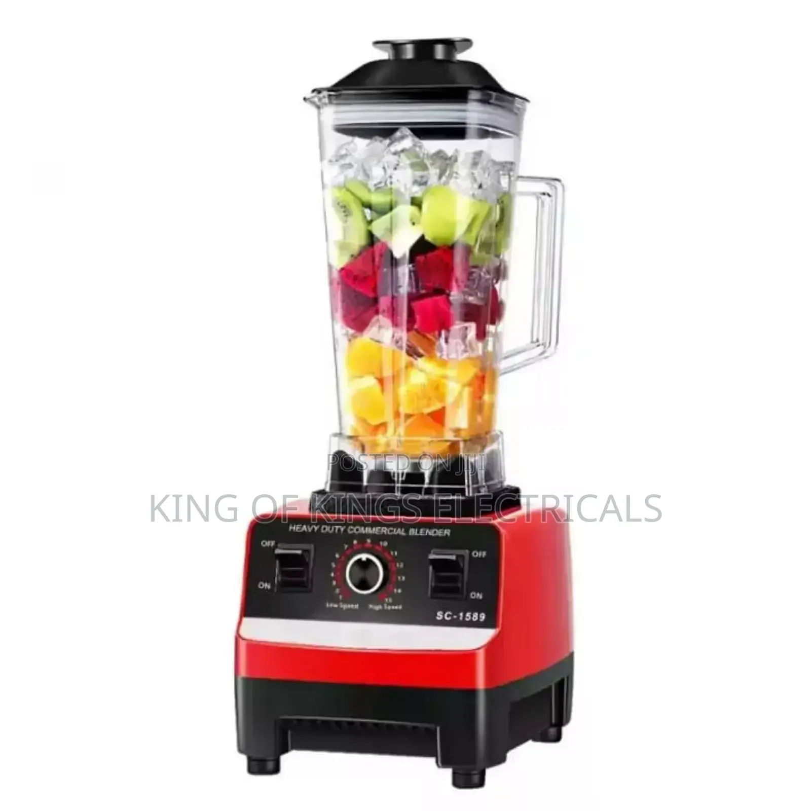 Silver Crest Heavy Duty Commercial Blender – 4500w, 2l Jar + Grinder