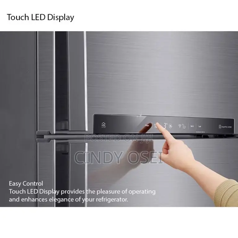Lg Gn-H722hlhu Top Freezer 475 LTR Silver Fridge