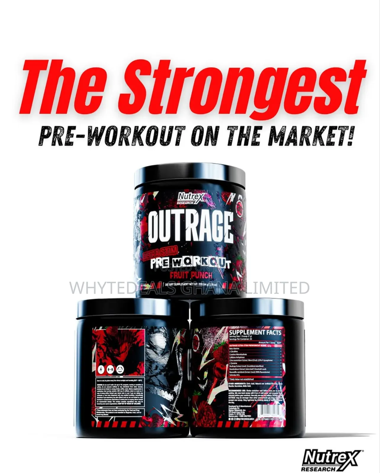 Activate Beastmode Wit Outrage Pre-workout|Intensity|Endurance|Energy