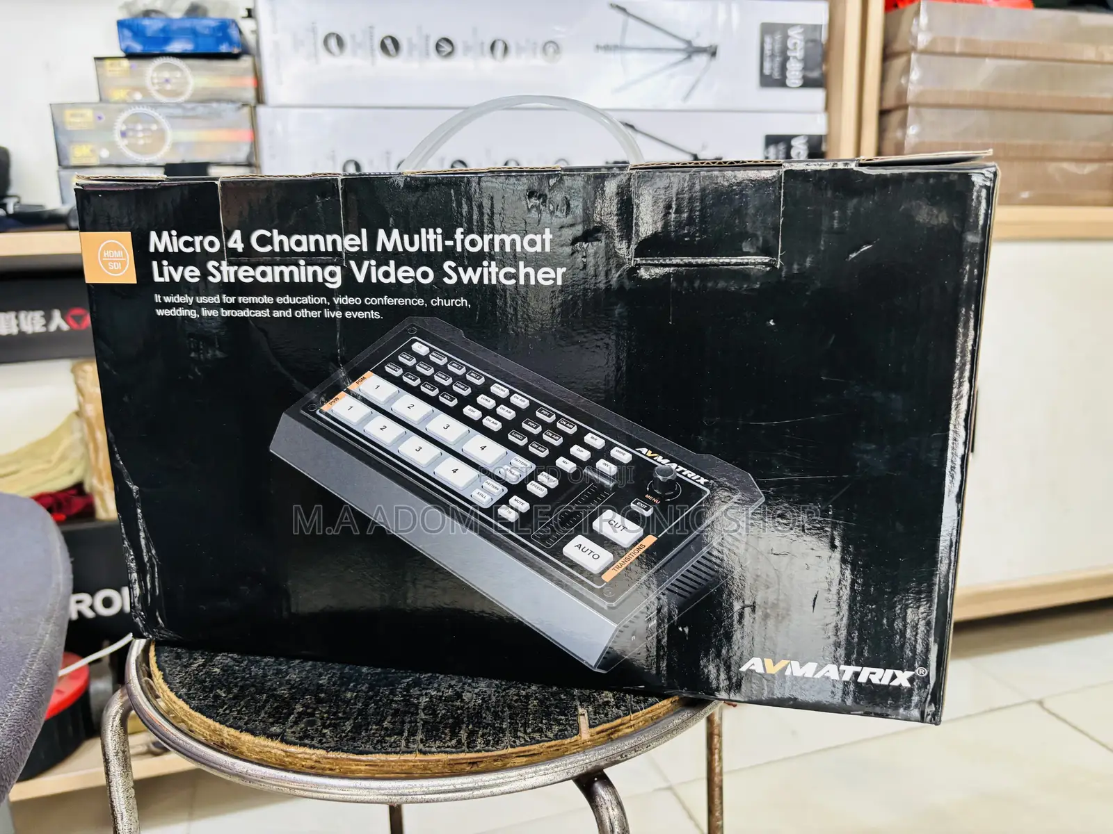 Av Matrix Video Switcher 4 Ch
