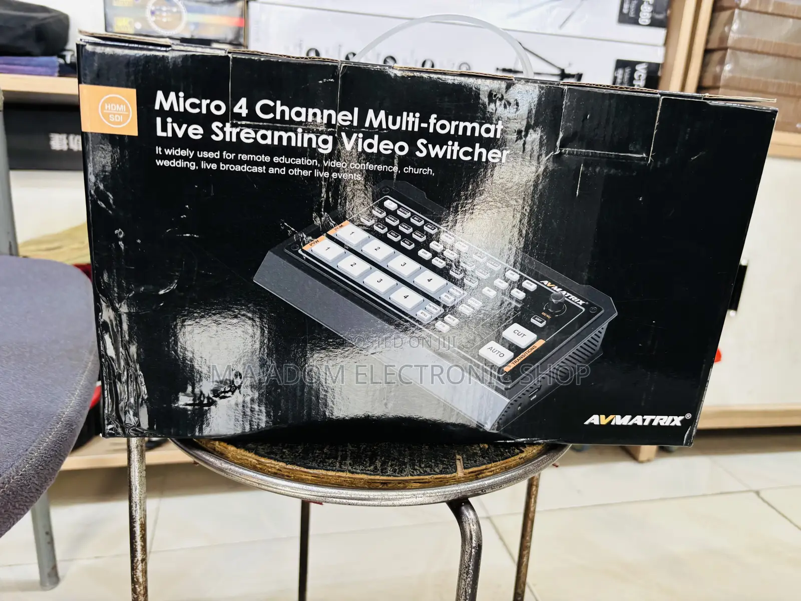 Multi Format Av Matrix 4 Channel Hdmi Video Switcher
