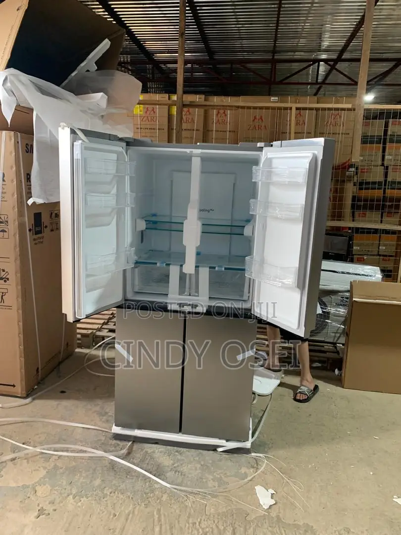 Samsung Fridge 4 Door 650 Ltr Black See Thru Ice Maker Smart