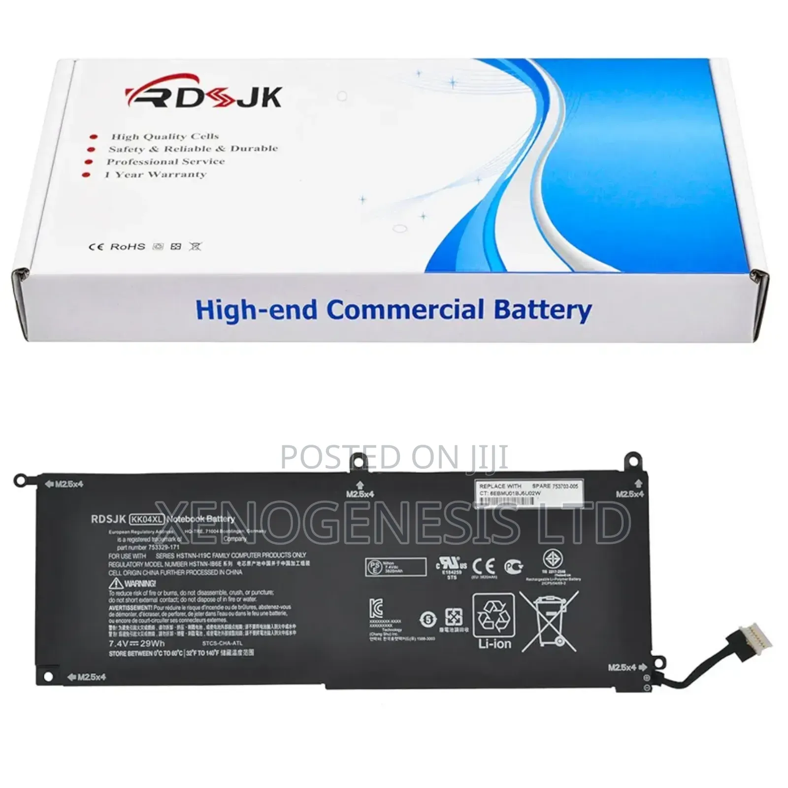 Kk04xl for Hp Pro X2 612 G1 Tablet