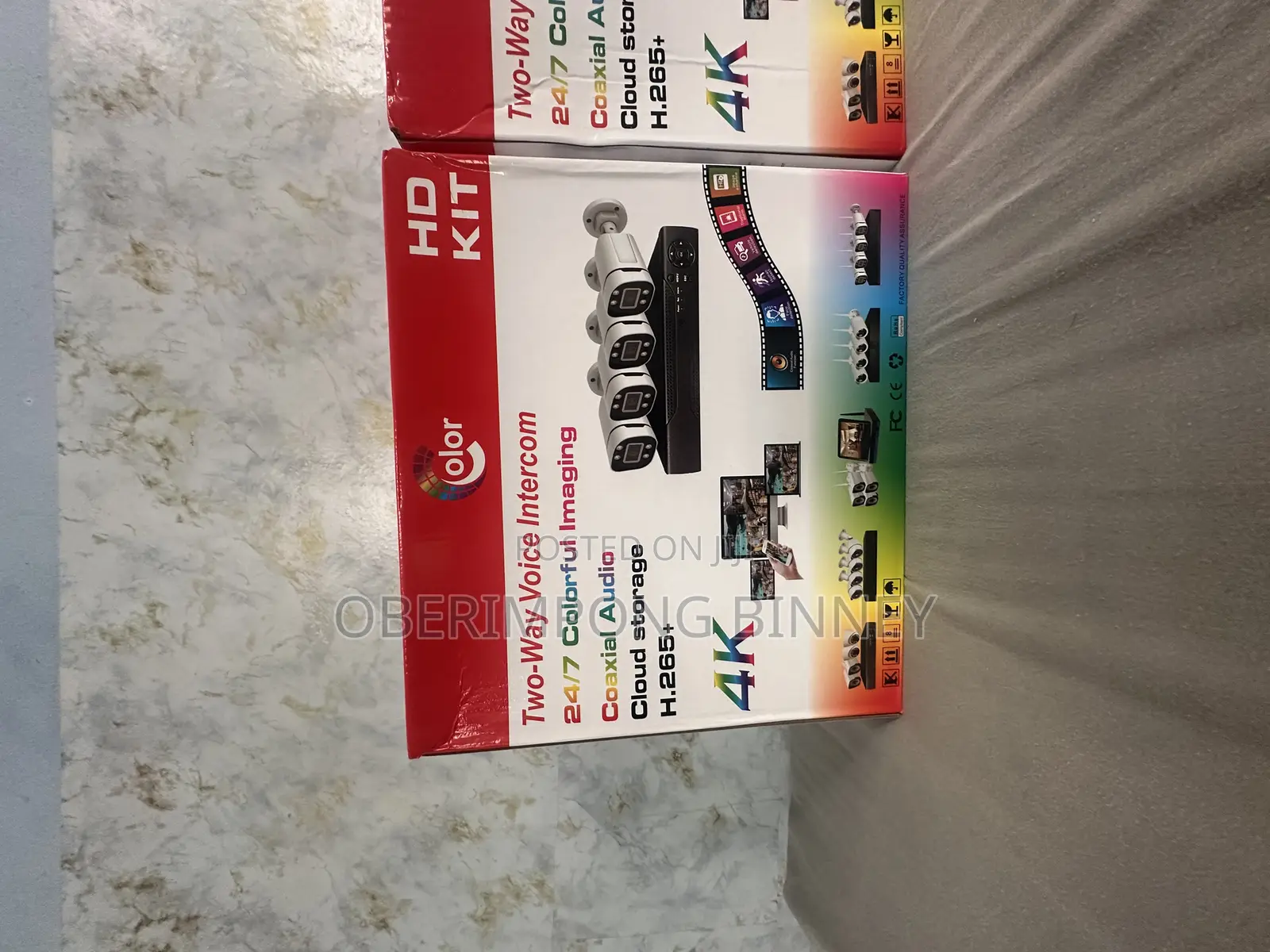4 Channel Hivision CCTV Kit 2mp Full Coloured
