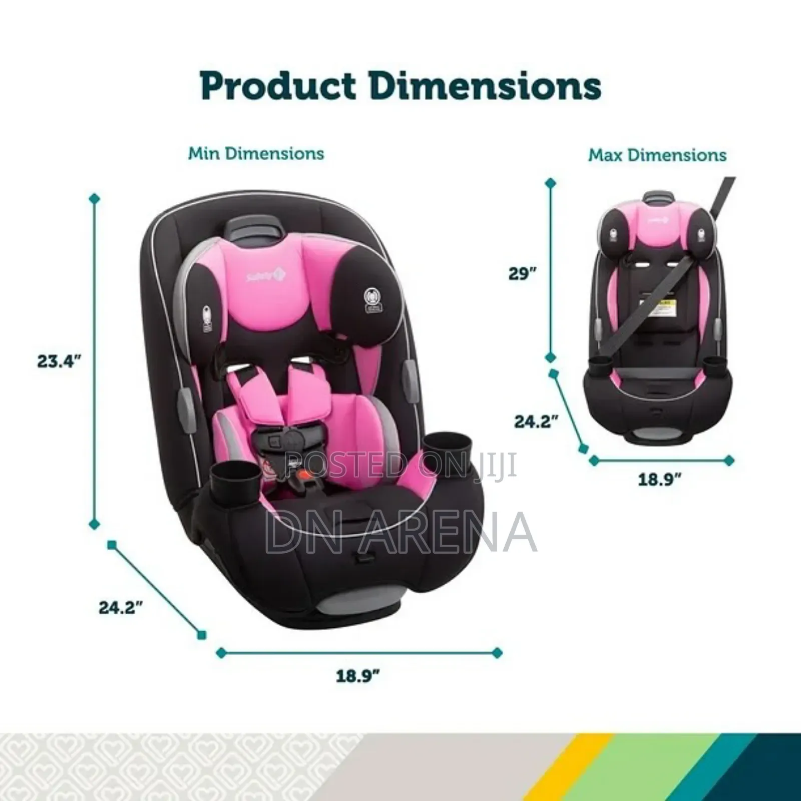 Safety 1st Everfit All-in-One Car Seat 3 Stage Care Seat