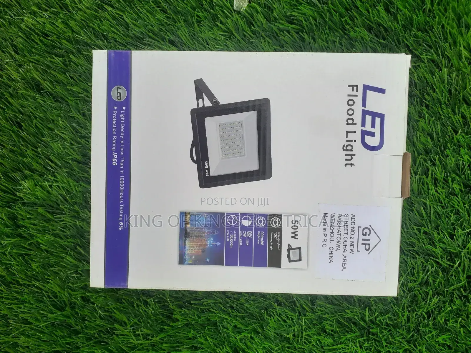 50w Gip Led Floodlight – Bright, Durable Energy Efficient