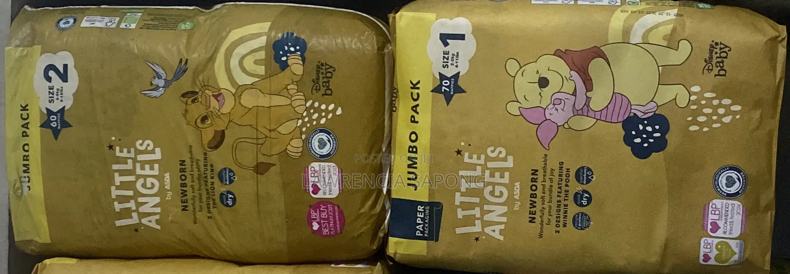 Little Angel Diaper Size 1-2