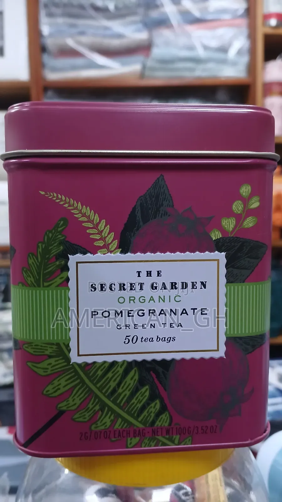 The Secret Garden Organic Pomegranate Green Tea