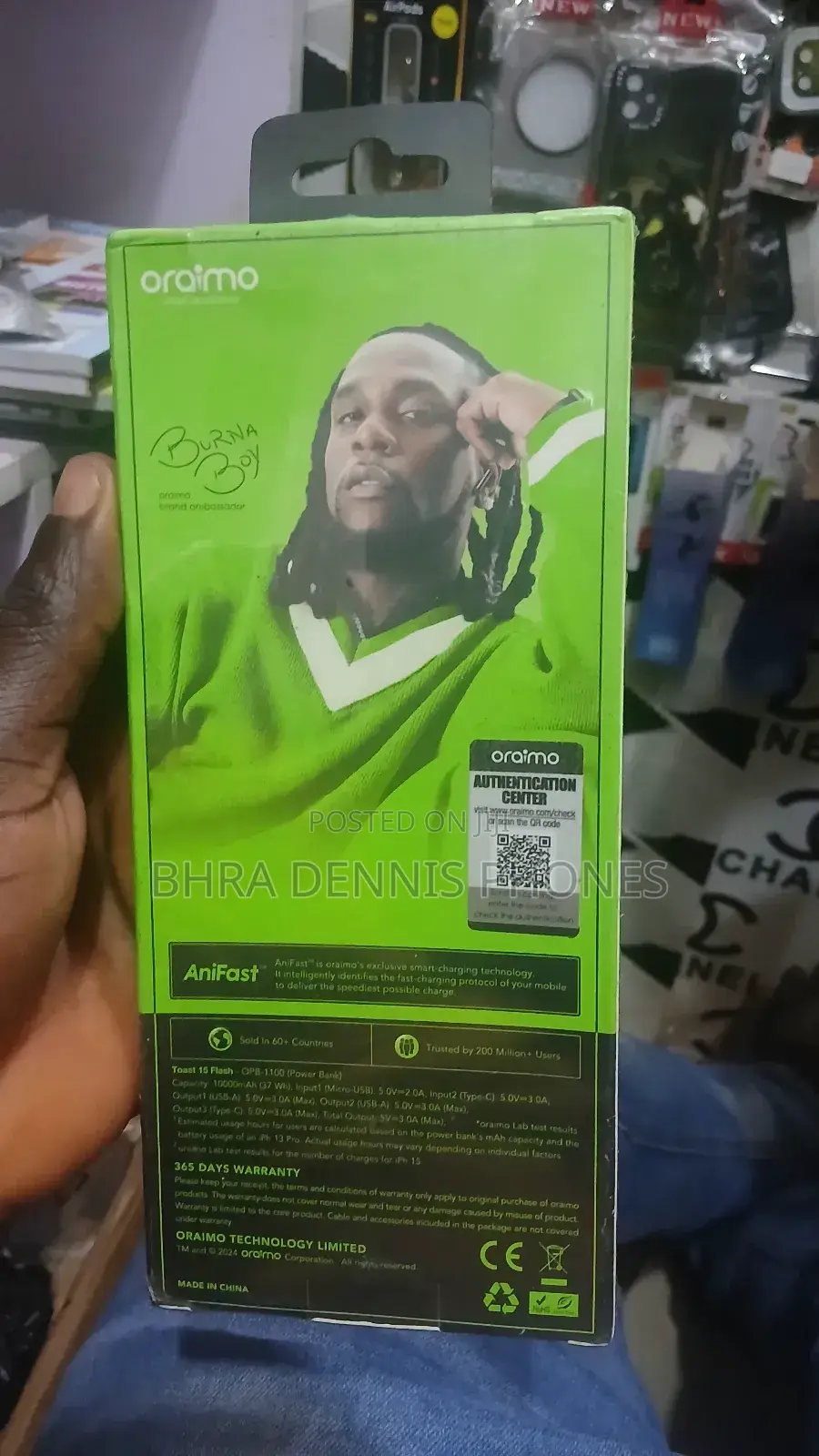 Oraimo Power Bank 10,000 Mah