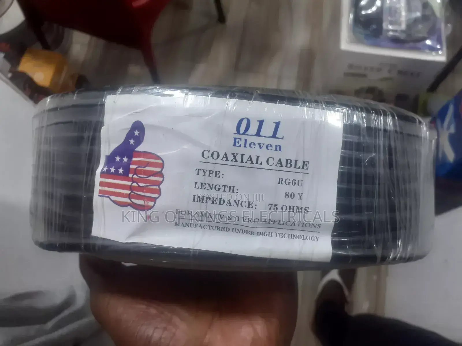 High-Quality Coaxial Cable – Strong Signal Durable Design