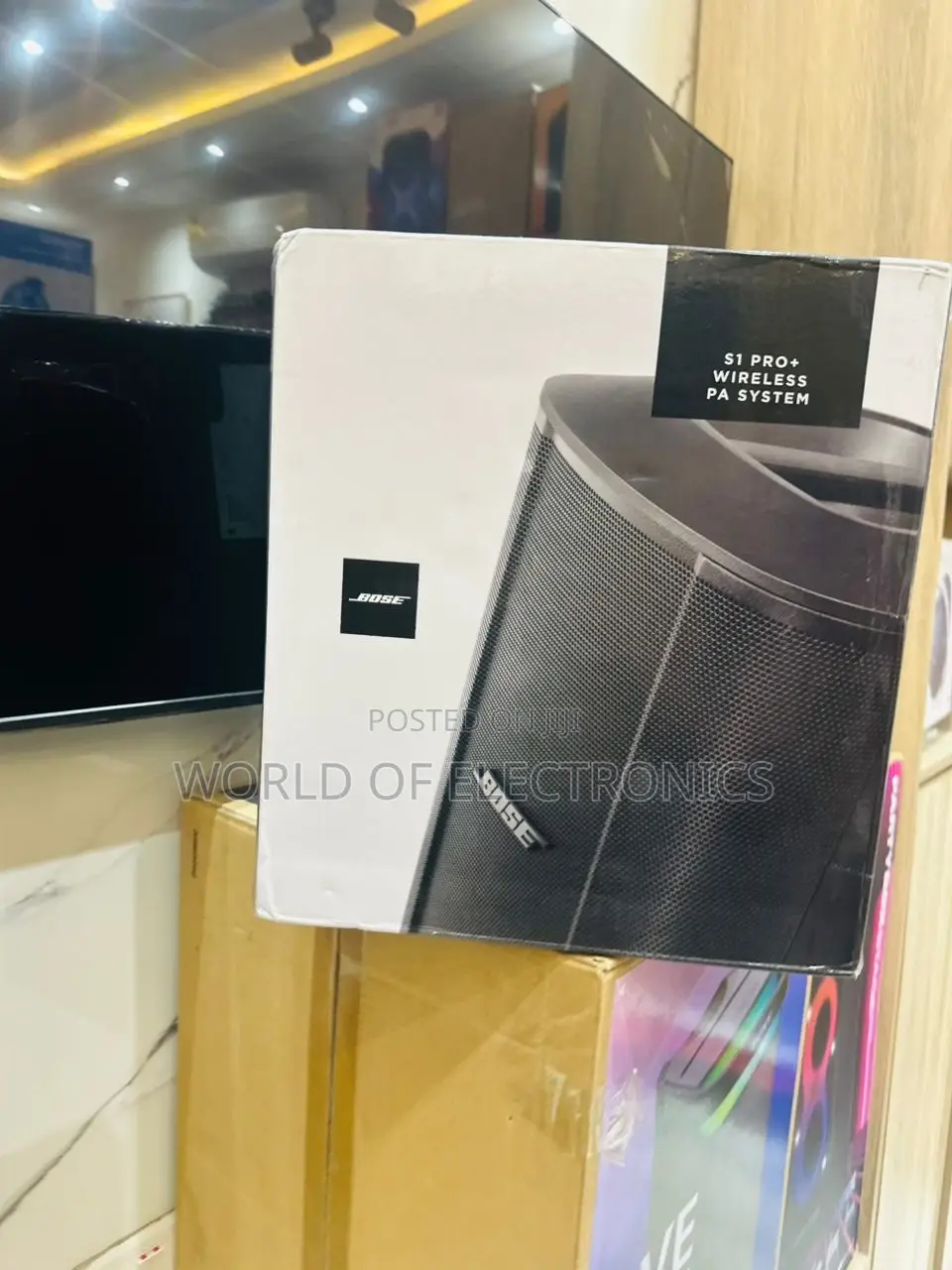 Wireless Bose S1 Pro Speakers Known for Premium Sound Quality