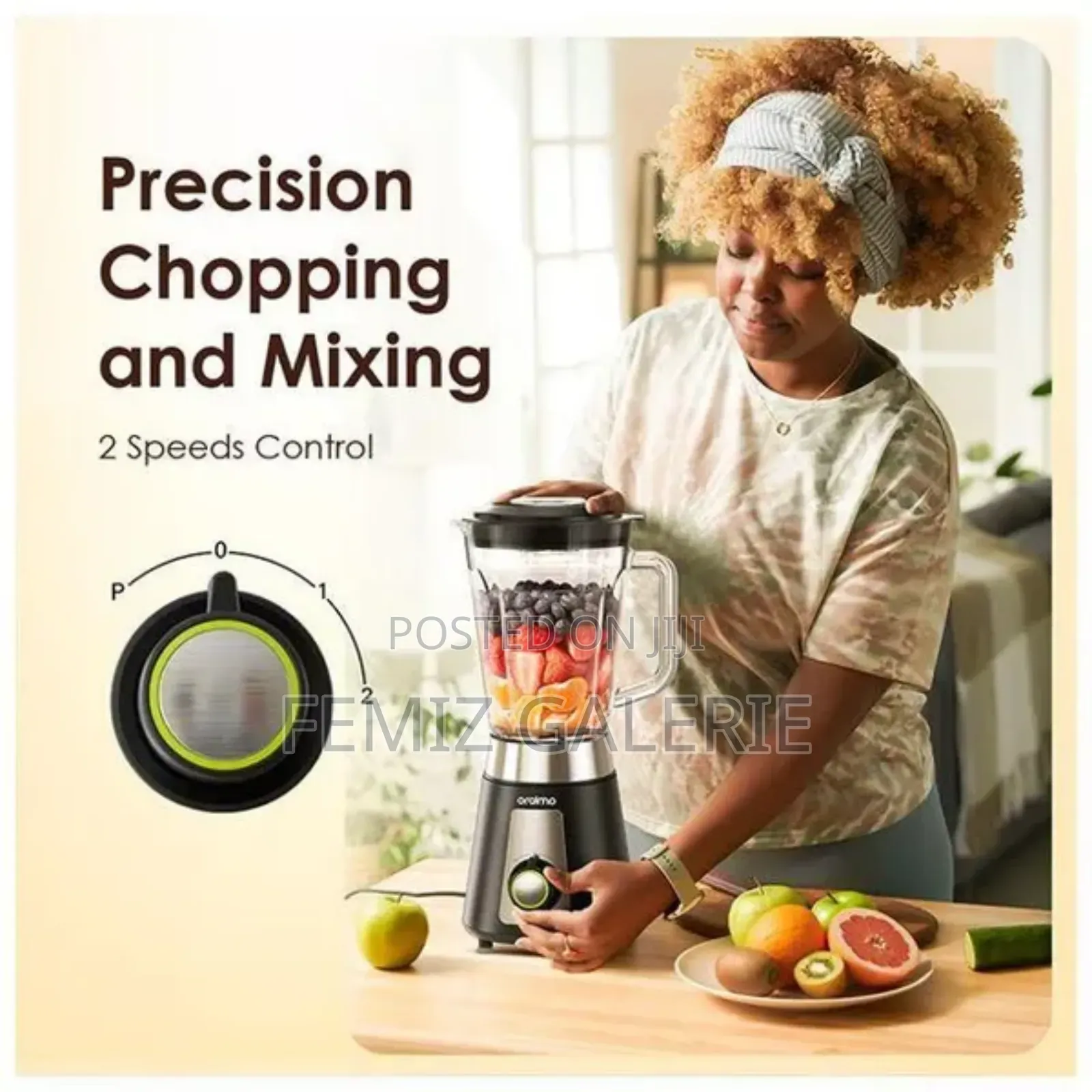 Oraimo Smart Blender 1.5l Glass Jar Blender