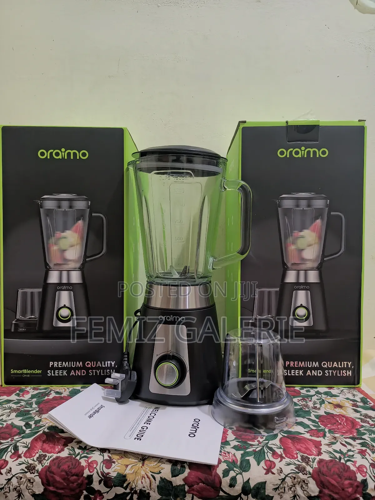 Oraimo Smart Blender 1.5l Glass Jar Blender