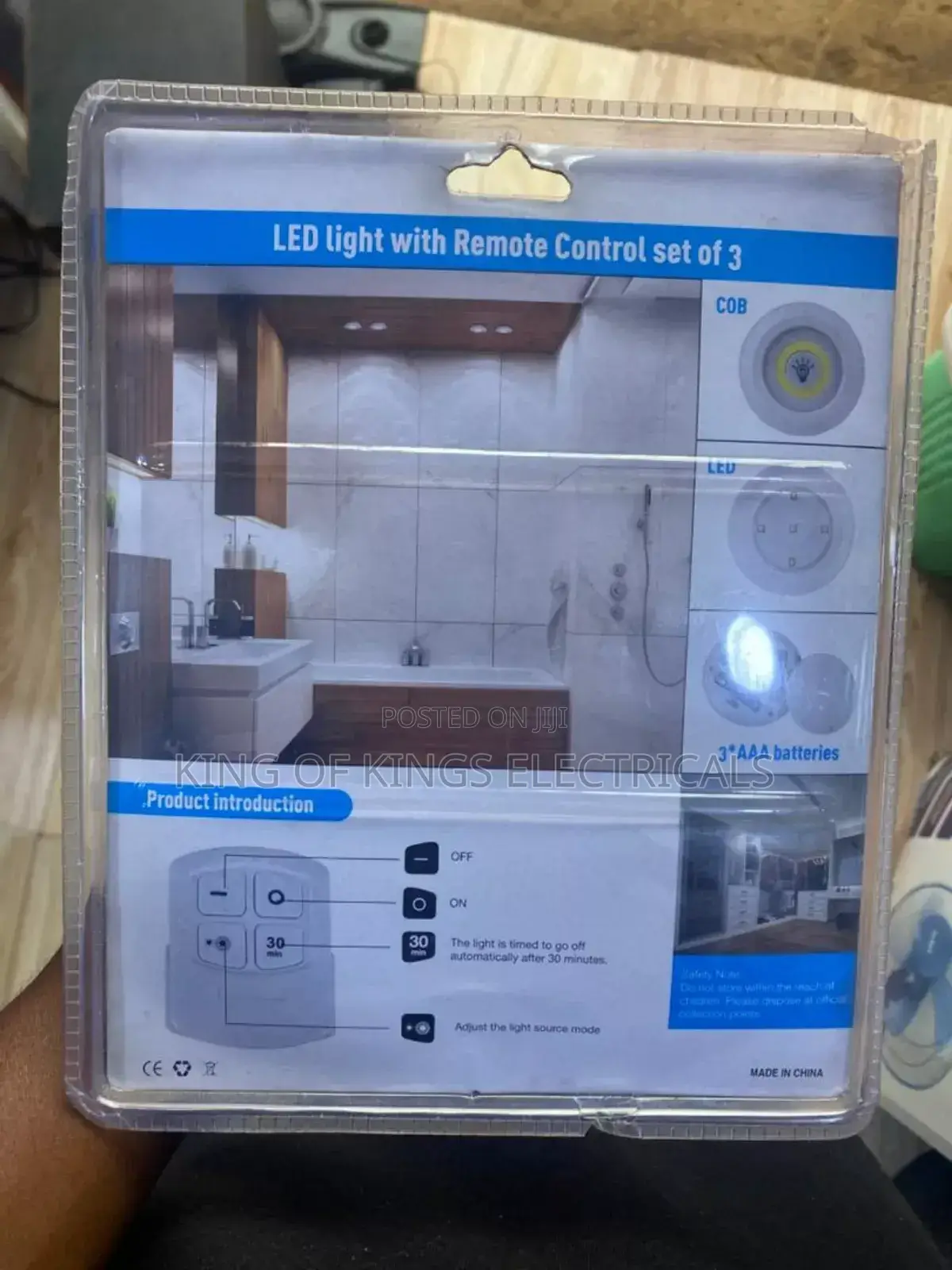Led Touch Light Set of 3 With Remote Control – Easy Stick-on Lighting