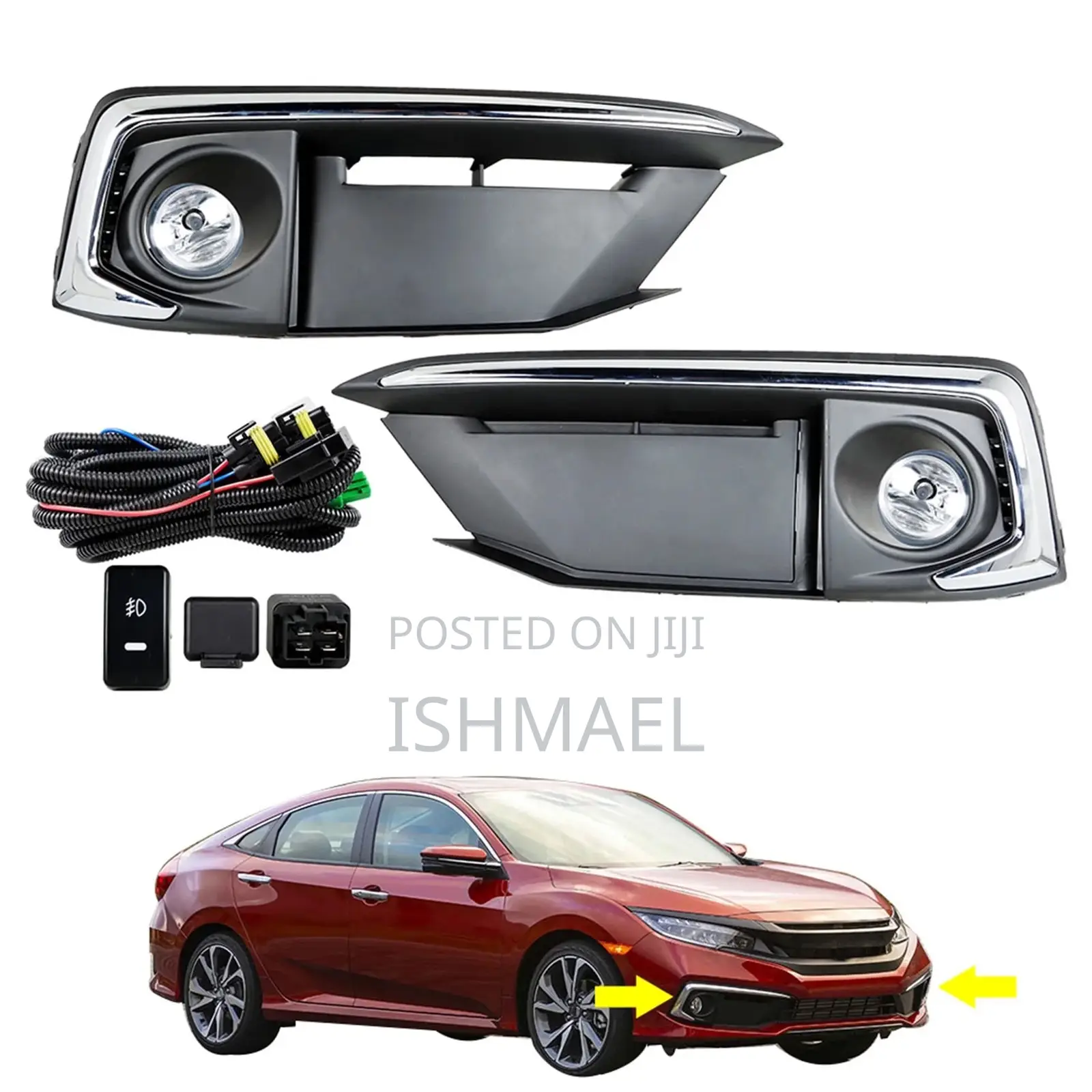 Civic Foglight and Cover 2019,2020,2021