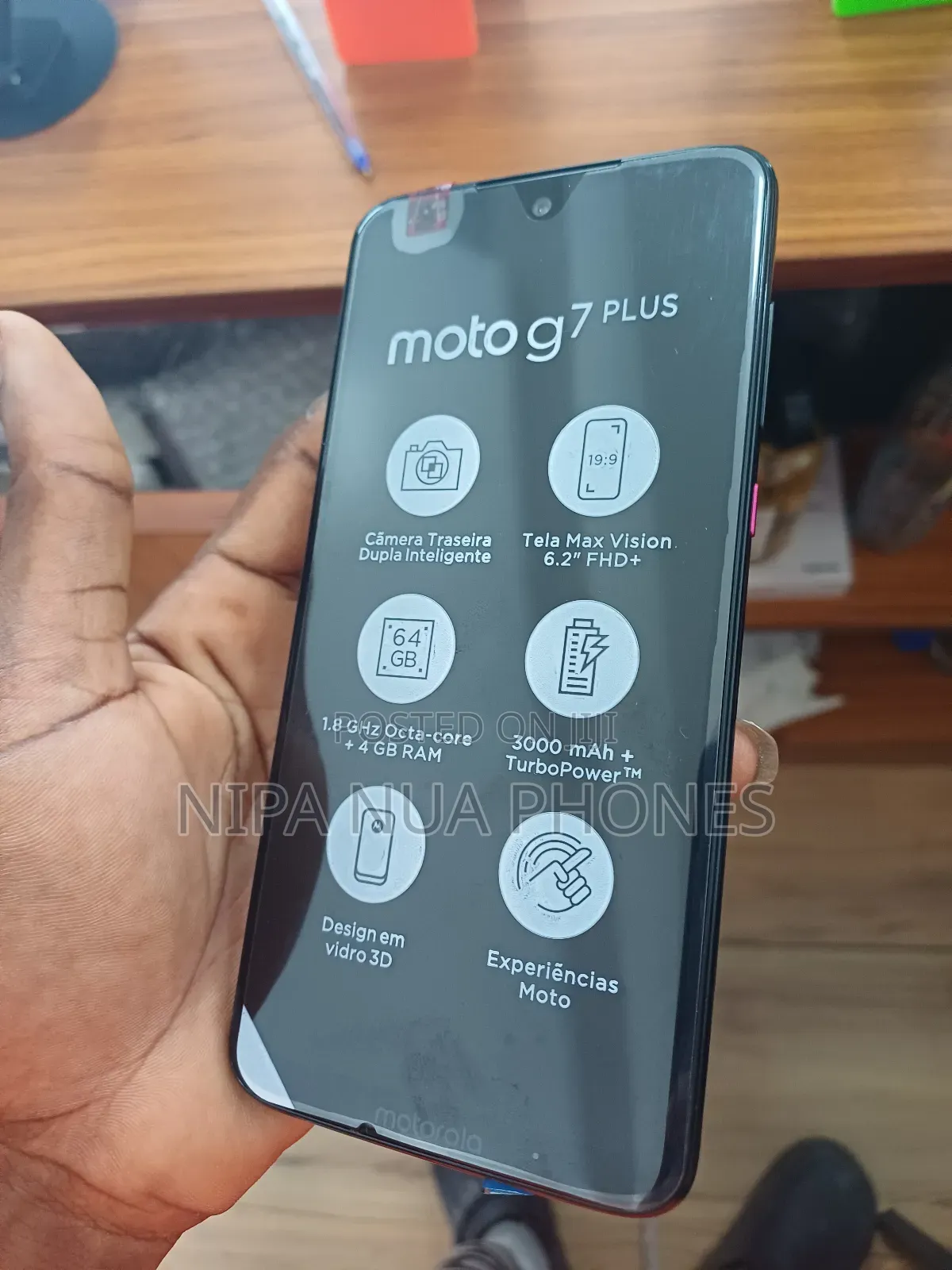 Motorola Moto G7 Plus 64 GB Black